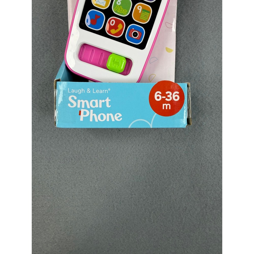 Fisher-Price Laugh & Learn Smart Phone Kids 6-36m Pink Musical Educational Toy - Picture 3 of 4